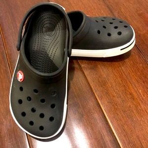 Kids Black Crocs size 12/13 New Condition!